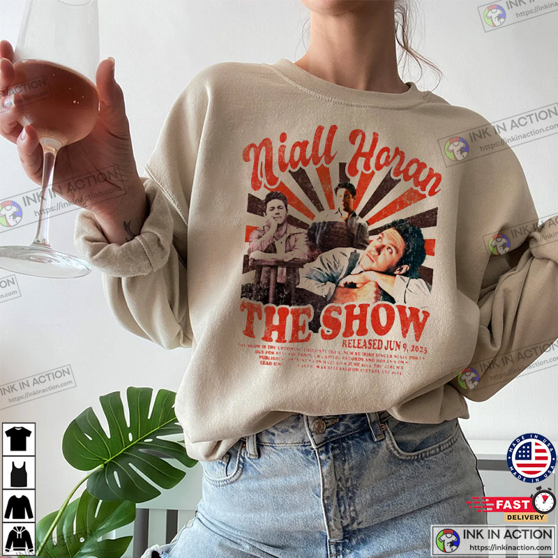 Vintage Niall Horan The Show Graphic Tee, Niall Horan 2023 Merch