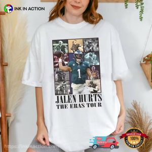 Vintage  Football Jalen Hurts The Eras Tour Comfort Colors Shirt