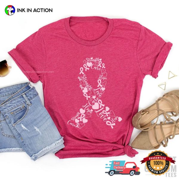 Vintage Cancer Warrior Breast Cancer T-Shirt