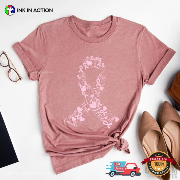 Vintage Cancer Warrior Breast Cancer T-Shirt