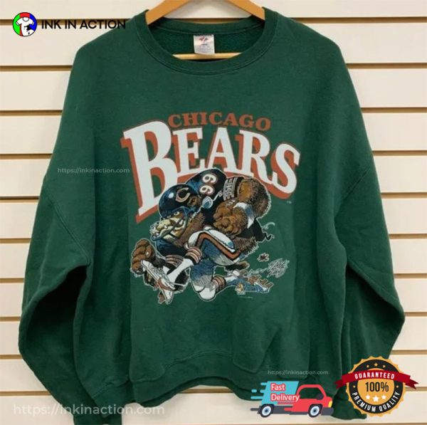 Vintage Chicago Bears Football Retro Style Shirt