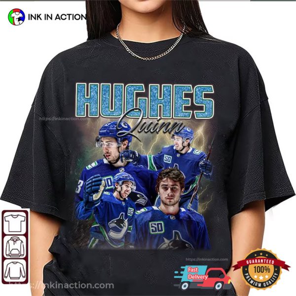 Vintage Hughes Quinn Champion NHL Shirts