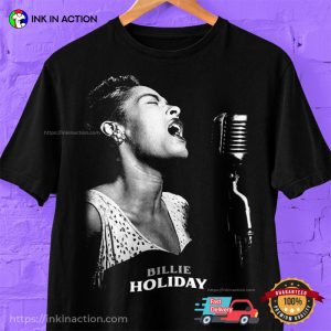 Vintage Jazz Singer billie holiday t shirt 5