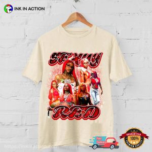 Vintage Sexyy Red Red Head Collage T Shirt 2