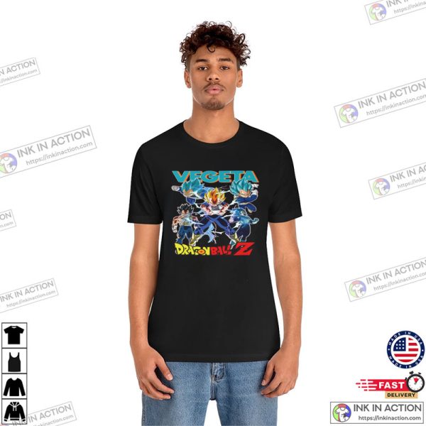 Vintage DBZ Manga Vegeta Super Saiyan T-Shirt