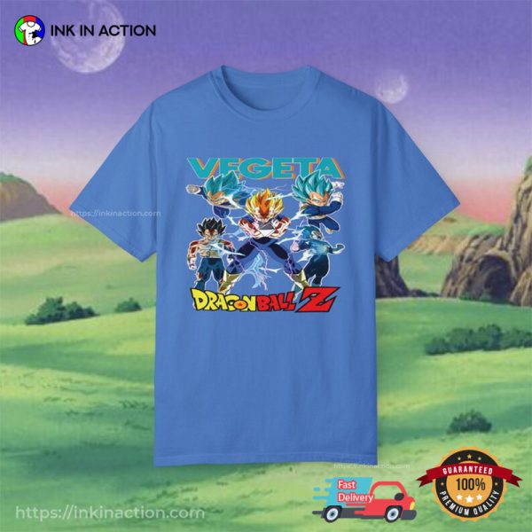 Vintage DBZ Manga Vegeta Super Saiyan T-Shirt