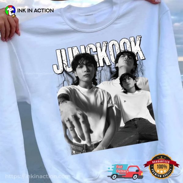 Vintage Jungkook BTS Graphic 90s T-shirt