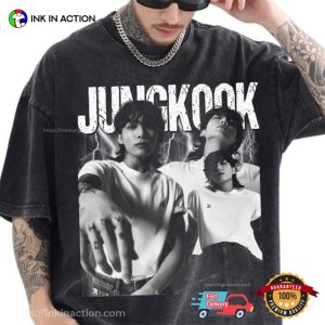 Vintage jungkook bts Graphic 90s T Shirt 2