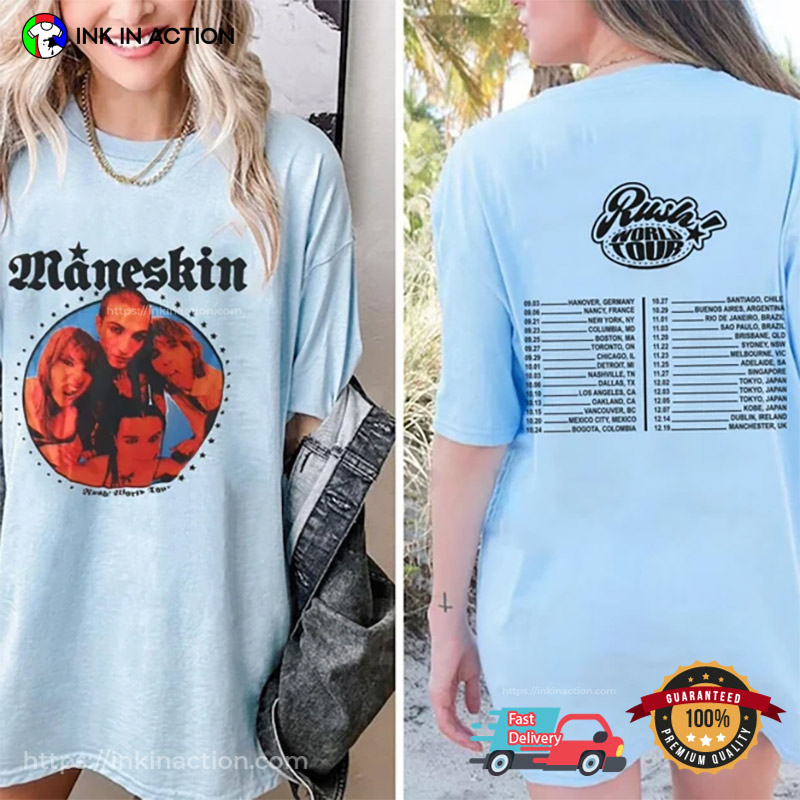 Maneskin バンドTシャツ M 2023 World Tour 日本公演 マネスキン Maneskin 2023 World Tour 日本公演グッズ - メルカリ
