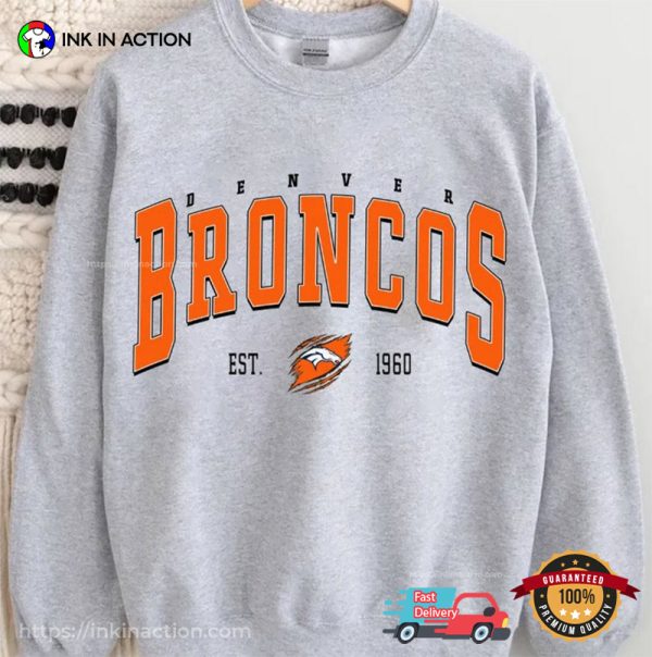 Vintage NFL Football Denver Broncos T-shirt