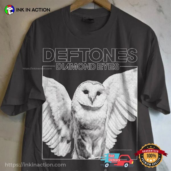 Vintage Owl Deftones Diamond Eyes Album T-shirt