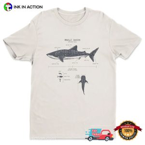 Whale shark anatomy Biology Comfort Color Shirt 2