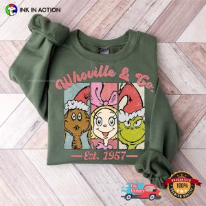 Whoville & Co 1957 Grinch Christmas T Shirt 3