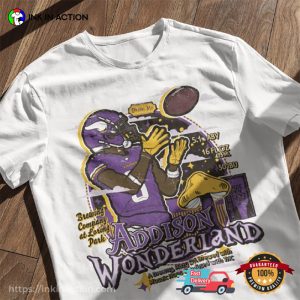 addison jordan Wonderland Vikings T Shirt 2