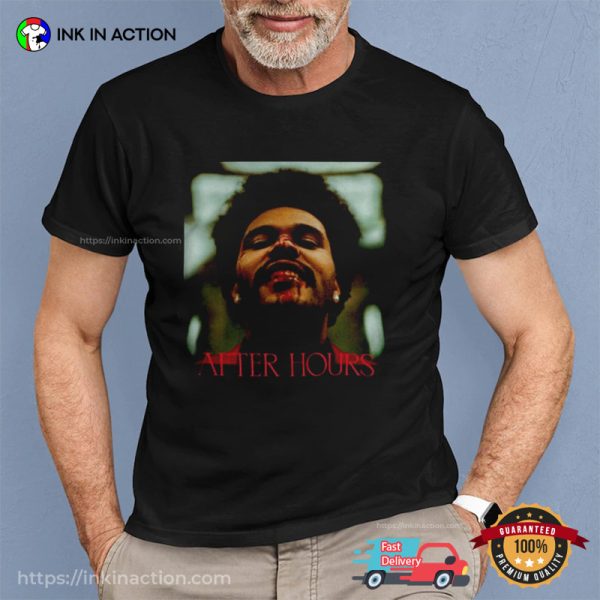 After Hours The Weeknd Music Album Cover T-shirt