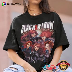 Black Widow Comic Avengers MCU T-Shirt