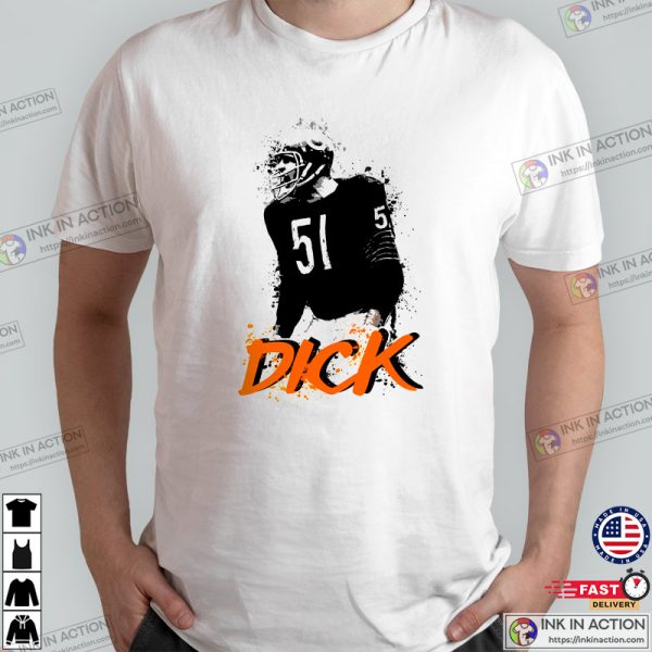 Chicago Bears Number 51 DICK BUTKUS Art Tee