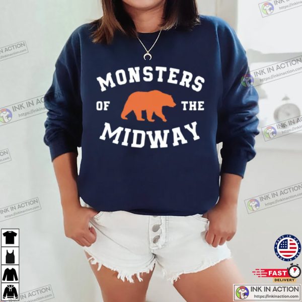 Chicago NFL Football Monster Of The Midway T-shirt