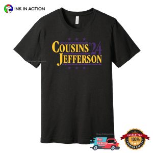 cousins vikings Jefferson '24 Football T Shirt 2