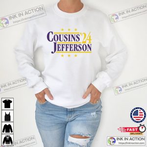 cousins vikings Jefferson '24 Football T Shirt