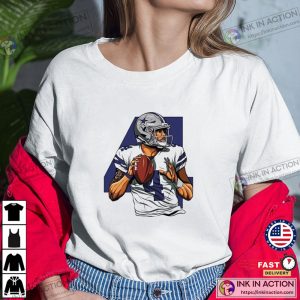 Dallas Cowboys Prescott No.4 Animation Shirt