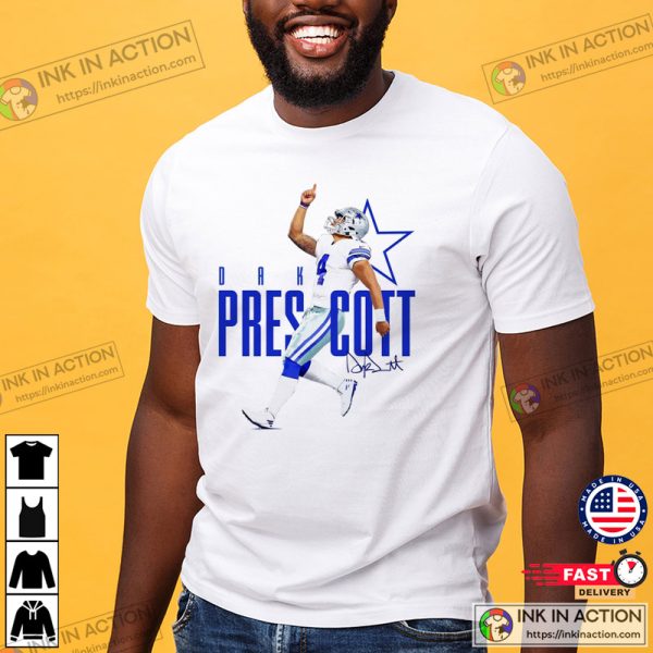 Dallas Cowboys Prescott Signature T-Shirt