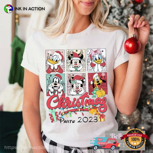 Disney Christmas Party 2023 Comfort Colors Tee