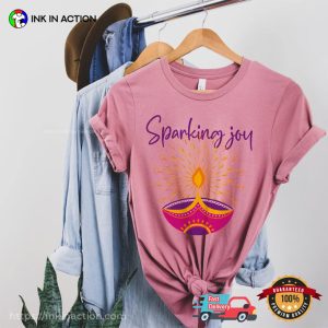 Diwali Celebration Sparking Joy Comfort Colors Shirt