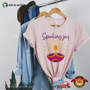 diwali celebration Sparking Joy Comfort Colors Shirt 2