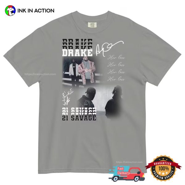 Drake And 21 Savage Album Her Loss Vintage T-shirt