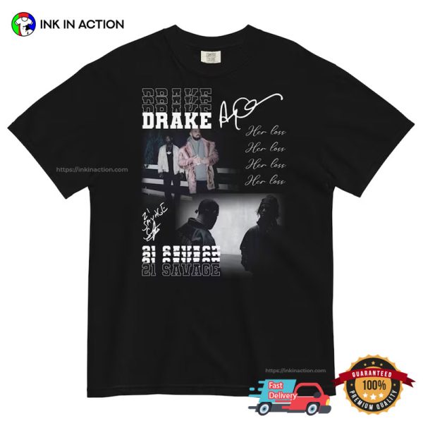 Drake And 21 Savage Album Her Loss Vintage T-shirt