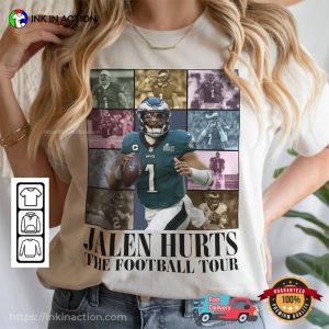 Eagles Jalen Hurts The Football Tour Comfort Colors Tee