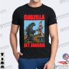 Godzilla And Jet Jaguar Handshake Cartoon T-Shirt