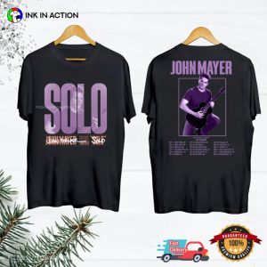 john mayer solo Concert 2023 Schedules 2 Sided Shirt
