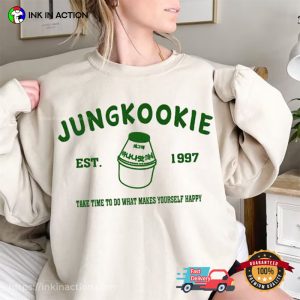 jungkook bts Korean K pop Idol Vintage T Shirt 3