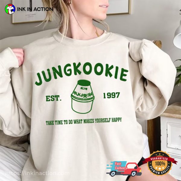 Jungkook BTS Korean K-pop Idol Vintage T-shirt