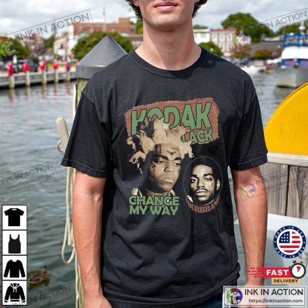 Kodak Black Concert Change My Ways Retro T-Shirt