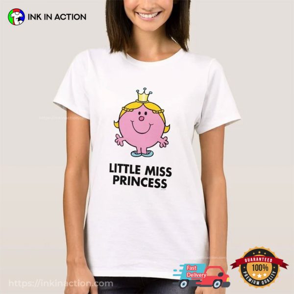 Little Miss Princess Funny Graphic T-Shirts