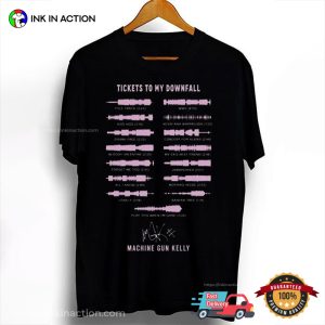 Machine Gun Kelly 2023 Downfall Tour T-shirt