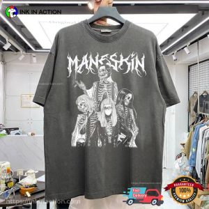 maneskin band Skeleton Members Rock Comfort Colors Tee 1