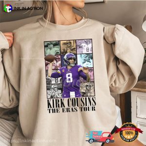 Minnesota Vikings Kirk Cousins The Eras Tour Tee