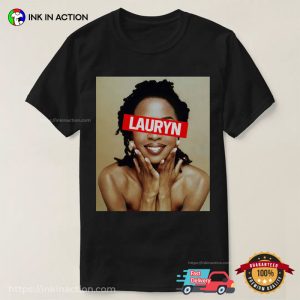 ms lauryn hill Portrait Graphic Tee 3