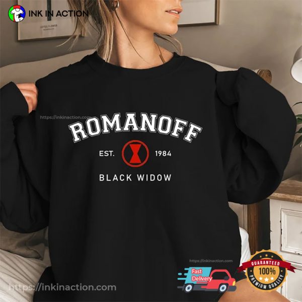 Natasha Romanoff Black Widow Est 1984 T-Shirt