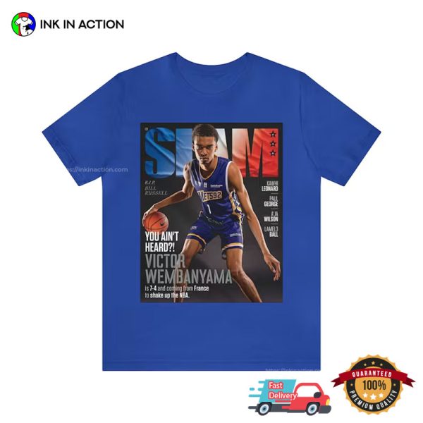 NBA Victor Wembanyama SLAM Graphic T-shirt