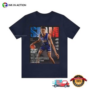 nba victor wembanyama SLAM Graphic T Shirt 4