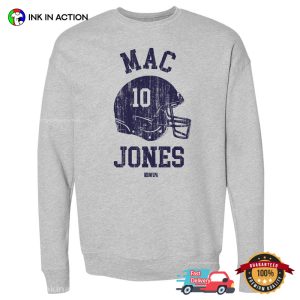 New England Patriots Mac Jones 10 Football T-shirt