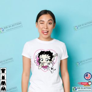 Original Betty Boop Inspired Fashion Print Shirt