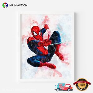 Peter Spider Man No Way Home Paitning Poster