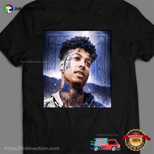 rapper blueface Hip Hop Style Portrait T Shirt 4