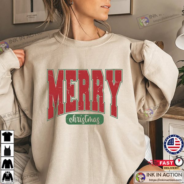 Retro Christmas Merry Christmas T-Shirt